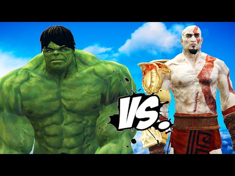 THE INCREDIBLE HULK VS KRATOS (God of War) Video