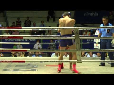 Dane Sky Sinbi Muay Thai def. Daoprakay Sor Sommai by 1st round KO @ Rajadamnern