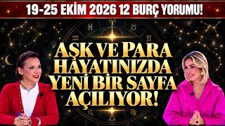 19-25 Ekim 2026 12 Burç yorumu! Aşk ve Para Hayatınızda Yeni Bir Sayfa Açılıyor!