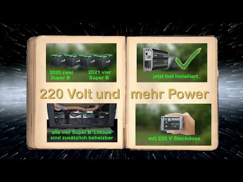 Wohnmobil - WoMo New´s - 220 V und mehr Lithium Power im WoMo