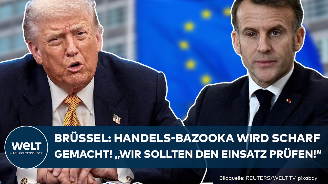 USA VS. EU: Die Handels-Bazooka wird scharf gemacht! Europa wappnet sich gegen Trump