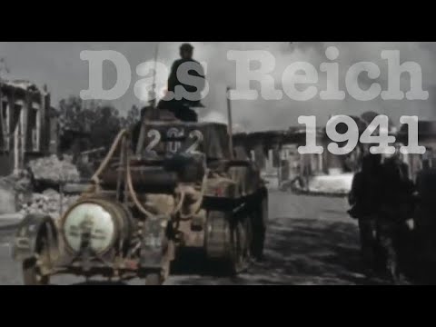 SS (mot) Inf Div Das Reich July 1941 Pt 11, Original War Diary, Smolensk-Moscow Highway Paul Hausser