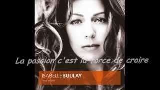 Sans Toi - Isabelle Boulay (Lyrics)