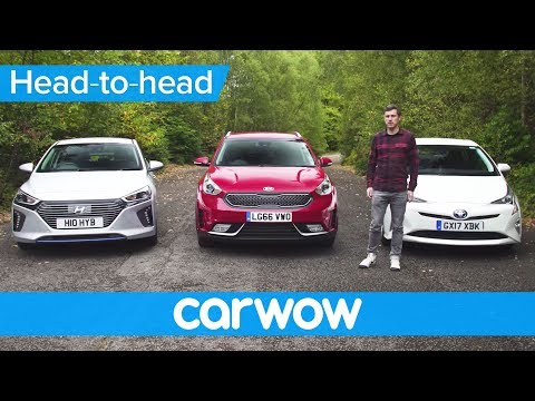 Toyota Prius vs Hyundai Ioniq vs Kia Niro 2018 review – what's the best hybrid? | Head2Head