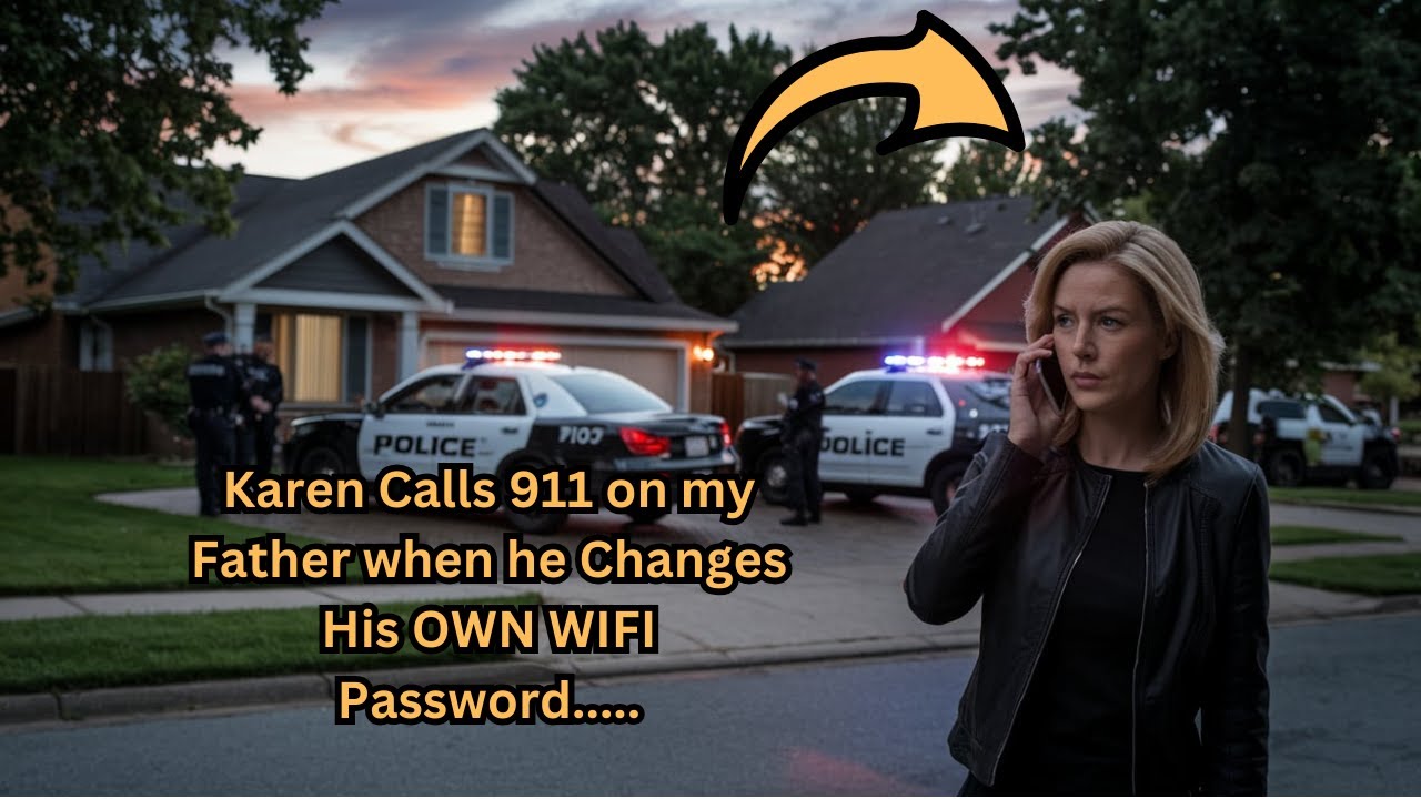 Karen Calls 911 on my Father when he Changes His OWN WIFI Password —Unaware He’s the county sheriff!