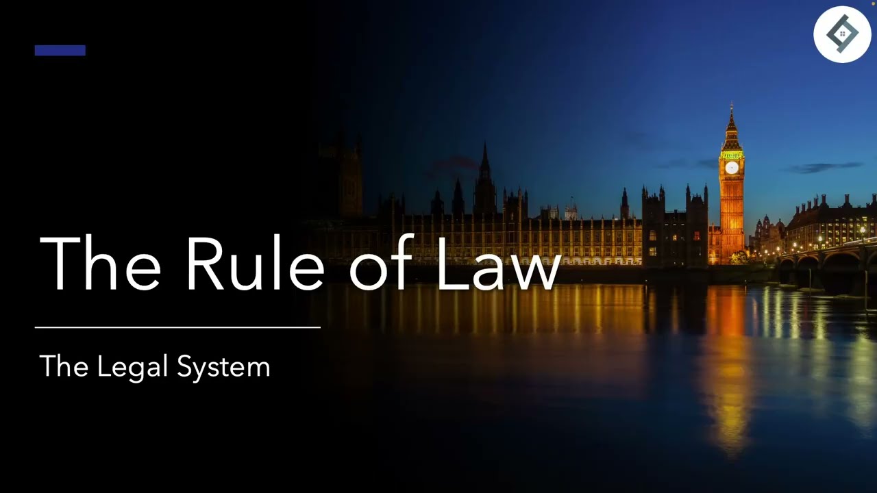 The Rule of Law | The Legal System | SQE Prep
