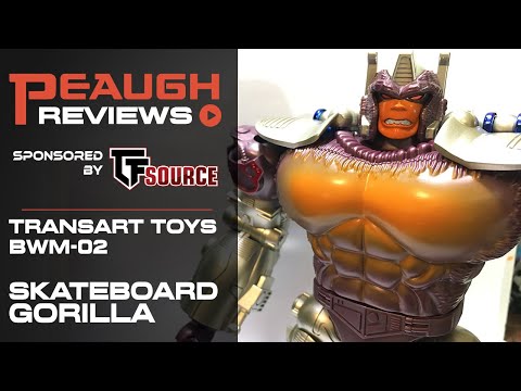 Video Review: TransArt Toys - SKATEBOARD GORILLA