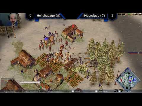Matreiuss (7) vs HellsRavage (8) - Age of Mythology: The Titans (Game 2)
