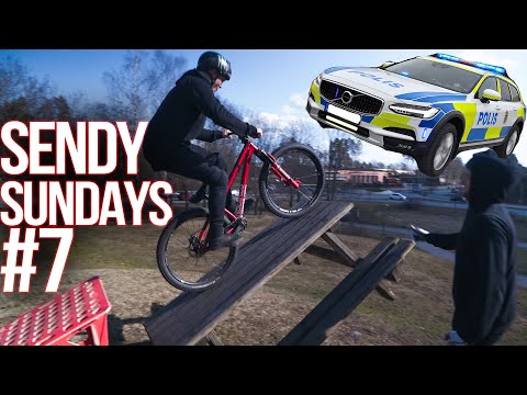 SENDY SUNDAYS #7 - MINI KICKER URBAN FREEDRIDE! *He called the cops!*