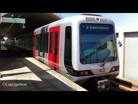 Eerste Dienst Dag Nieuwe R-NET Metro RET Rotterdam