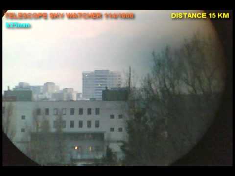 Telescope Spinor Optics 114x1000 DISTANCE 15km with Barlow 2x and k10mm (Sky Watcher)