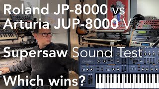 Video thumbnail for Supersaw Showdown: Roland JP-8000 vs Arturia JUP-8000 V Plugin by Marc Renton