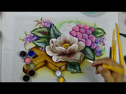 Roberto Ferreira - Vamos Aprender a Pintar a Flor Papoula, Uvas e Acabamentos