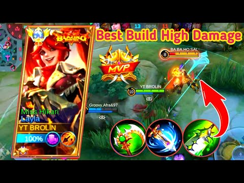 Layla Best Build High Damage / Build Top 1 Global Layla ~ Mobile Legends
