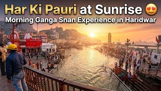 Har Ki Pauri Haridwar Morning Tour 🌅 | Sunrise, Ganga Snan & Complete Haridwar Vlog