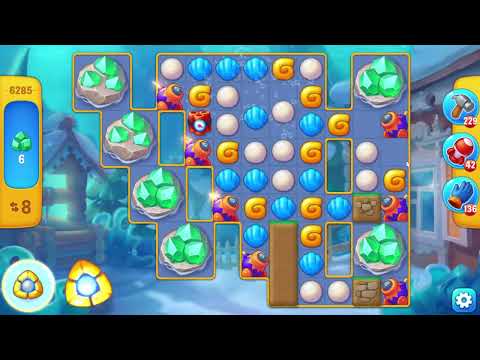 Fishdom 6285 Level - 14 moves - NO BooSTERS