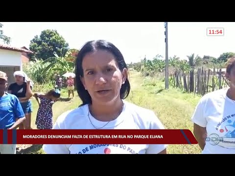 Moradores denunciam falta de estrutura em rua no Parque Eliana 06 09 2022