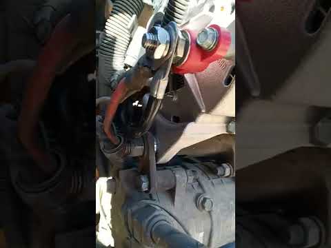 High amperage alternator stud modification