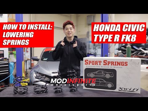 How To Install Lowering Springs | Honda Civic Type R FK8