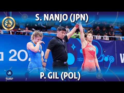 Sae Nanjo (JPN) vs Patrycja Gil (POL) - Finał // U23 World Championships 2022 // 57kg