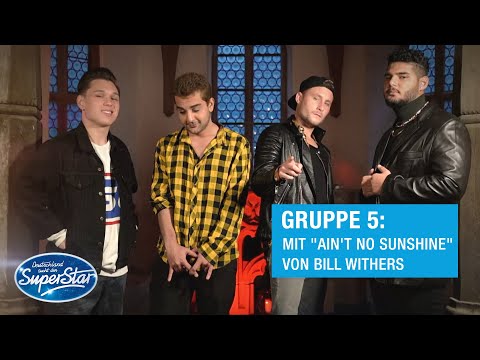 Gruppe 05: Shada, Dominic, Jan B. &amp; Starian mit "Ain't No Sunshine" von Bill Withers | DSDS 2021