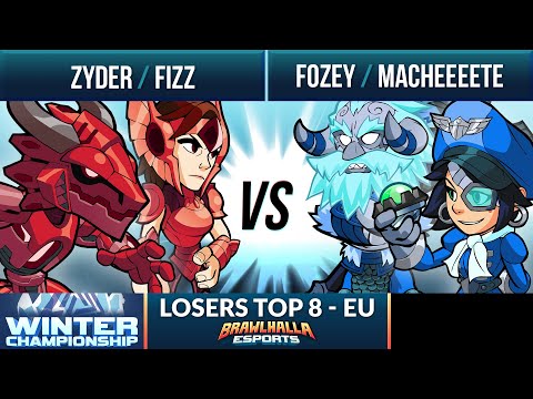 Fozey & Macheeeete vs Zyder & Fizz -Losers Top 8 - Winter Championship EU 2v2