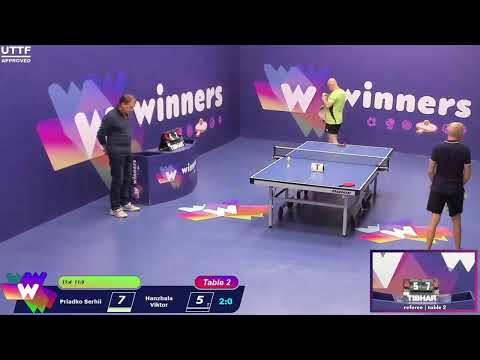 Winners League 21.10.21 Priadko Serhii - Hanzhala Viktor 19:00