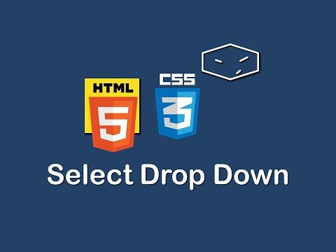 select drop down with html and css