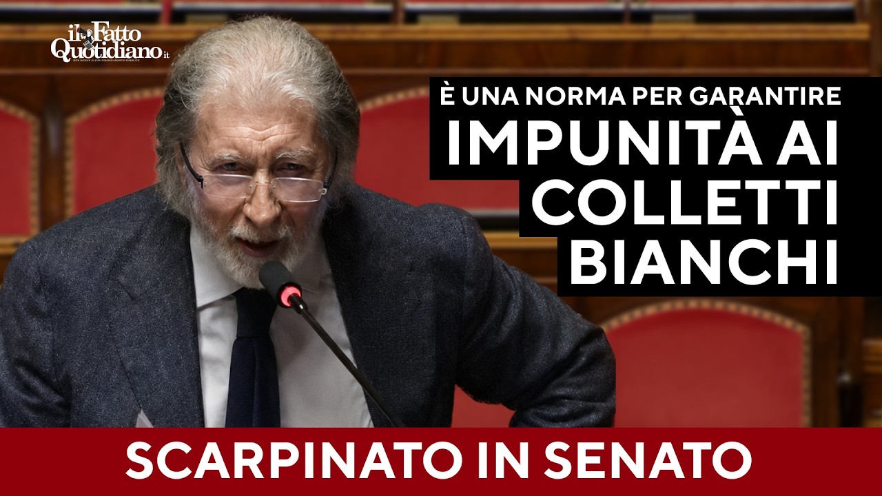Scarpinato attacca il governo: “Avete disarmato lo Stato davanti alla mafia dei colletti bianchi”