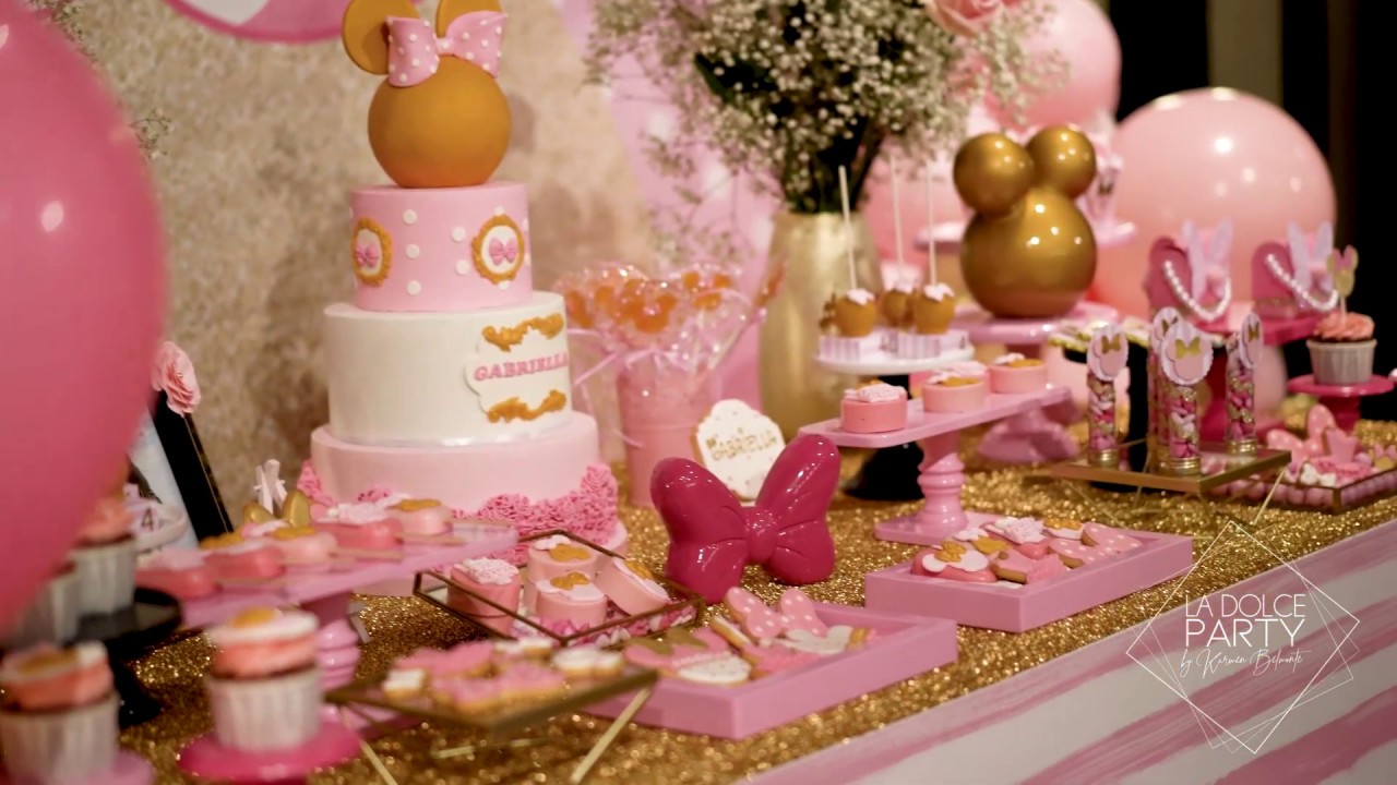 Ideas Cumpleaños Minnie Mouse - Cómo adornar, organizar y decorar una fiesta