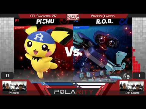 CFL Smackdown Ultimate 217 - Penguino (Pichu) vs Epic_Gabriel (R.O.B.) - Winners Quarters