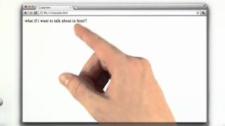 Using HTML Escaping - Web Development