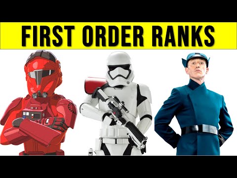 How Did First Order Ranks Compare to the Empire?