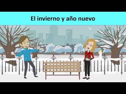 Winter and New Year traditions! Short animated story in Spanish to help you learn, English subtitles