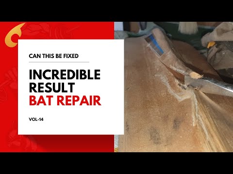 Can this be fixed? Badly damaged cricket bat repair