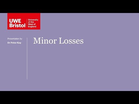 Minor Losses - Part 1