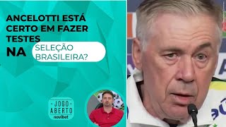 Debate Jogo Aberto: Ancelotti está certo em fazer testes contra o Egito?