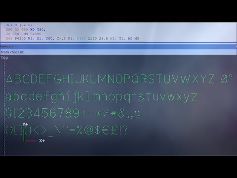 Engineering Engrave Macro / Character Set