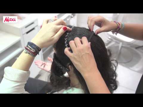 Vidéo : coiffure de mariée romantique avec un headband