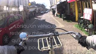 preview picture of video 'Faire du vélo à Bourges - Quand on circule dans un double sens cyclable'