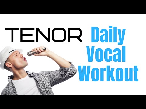Daily Vocal Exercises – COMPLETE Tenor Vocal Workout for Power & Range!