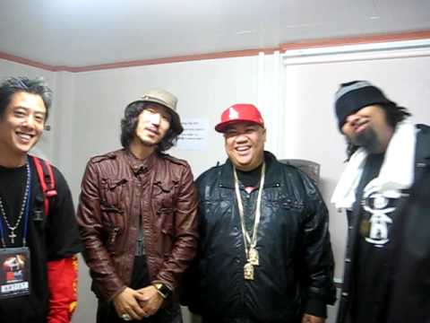 Drunken Tiger JK, Rakaa, & Roscoe Umali backstage @ R16 (09.27.09)