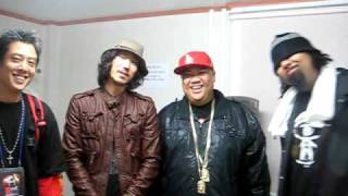 Drunken Tiger JK, Rakaa, & Roscoe Umali backstage @ R16 (09.27.09)