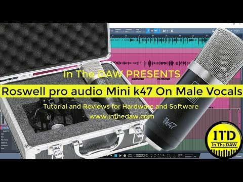 Roswell Pro audio Mini K47 on male vocals