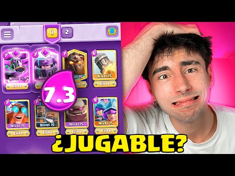 JUGUE EL MAZO MÁS PESADO DE CLASH ROYALE CON EVOLUCIONES😇