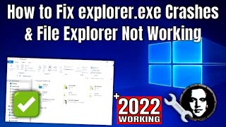 File Explorer not responding in Windows 10/11 - How to Fix explorer.exe crashing - 2024 Working