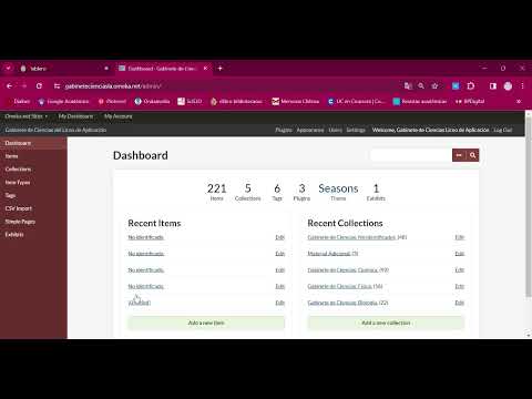 Tutoriales - Introducción a Omeka