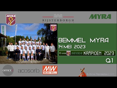Myra heren 1 Kampioen 1e klasse 2023 Bemmel  Myra  14 mei 2023