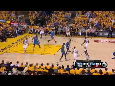 Oklahoma City Thunder vs Golden State Warriors   Game 7   1st Half Highlights  2016 NBA Playoffs