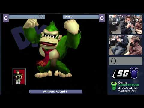 SG 25.11 SSBM - IOA (Marth, Fox) vs. Damp (DK, ICs, G&W) - Melee WR1